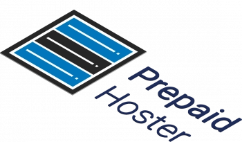 Prepaid Hoster Logo Isometrisch Minimalistisch