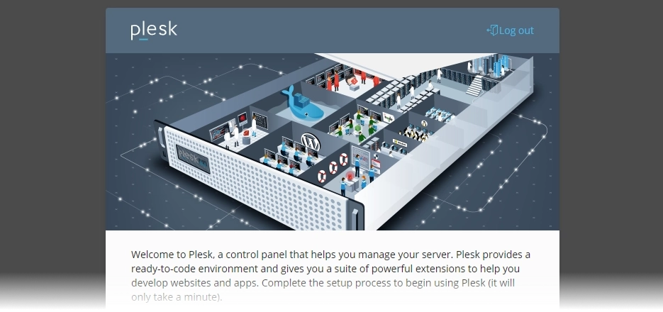 Plesk Installation - Ausschnitt Plesk Installation - Ausschnitt