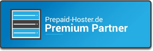 Prepaid Hoster Premium Partner Badge